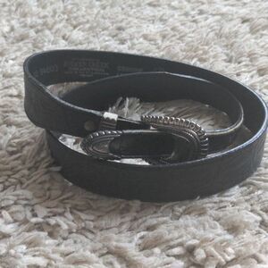 Silver Creek Collection Genuine Black Leather